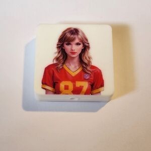 Taylor Focal Bead Beaded Pen Silicone Badge Clip Charm‎ Keychain